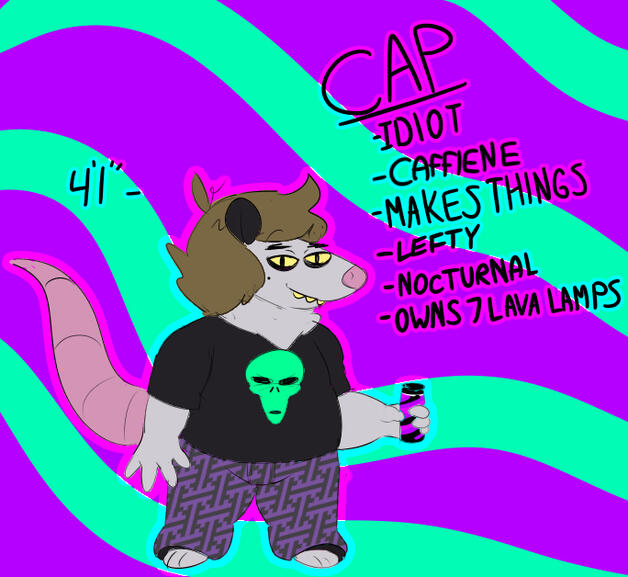 Cap (My fursona)